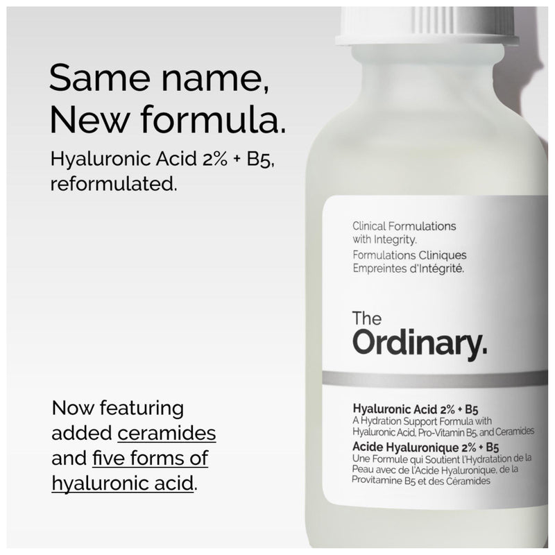Serum The Ordinary Hyaluronic Acid 2% + B5 Cấp Nước và Phục Hồi Da