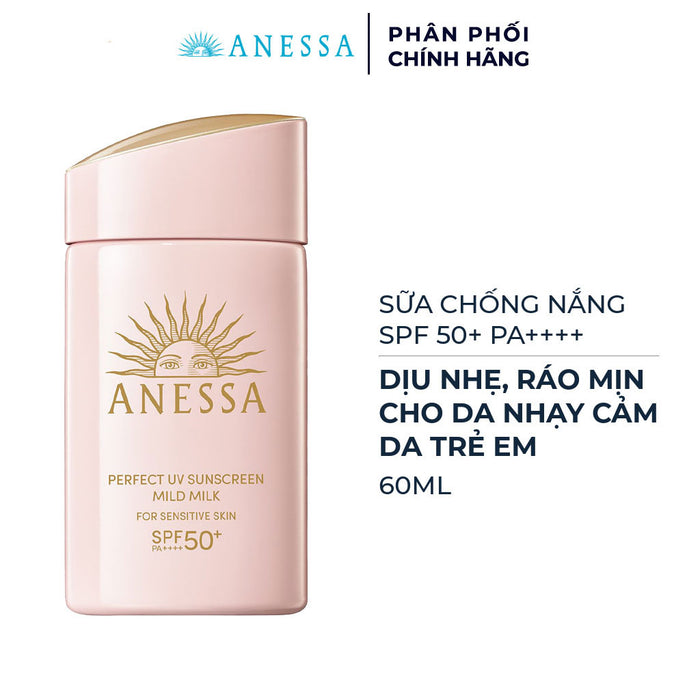 Kem Chống Nắng Anessa Perfect UV Sunscreen Mild Milk SPF 50+ 60ml