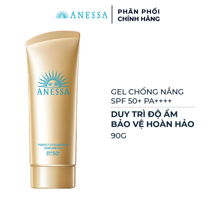 Kem Chống Nắng Anessa Perfect UV Sunscreen Skincare Gel SPF 50+ 90g