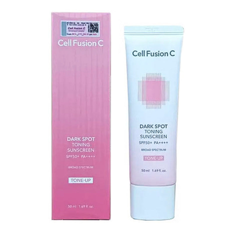 Kem Chống Nắng Cell Fusion C  Dark Spot Toning SPF 50+ Nâng Tông Da 50ml
