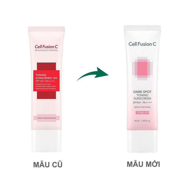 Kem Chống Nắng Cell Fusion C  Dark Spot Toning SPF 50+ Nâng Tông Da 50ml