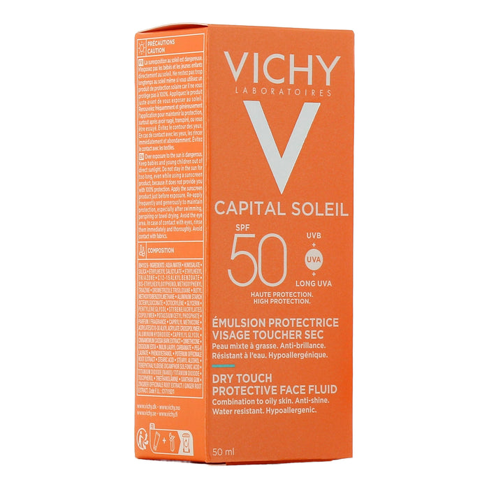 Kem Chống Nắng Vichy Ideal Soleil SPF 50+ Cho Da Dầu Mụn 50ml