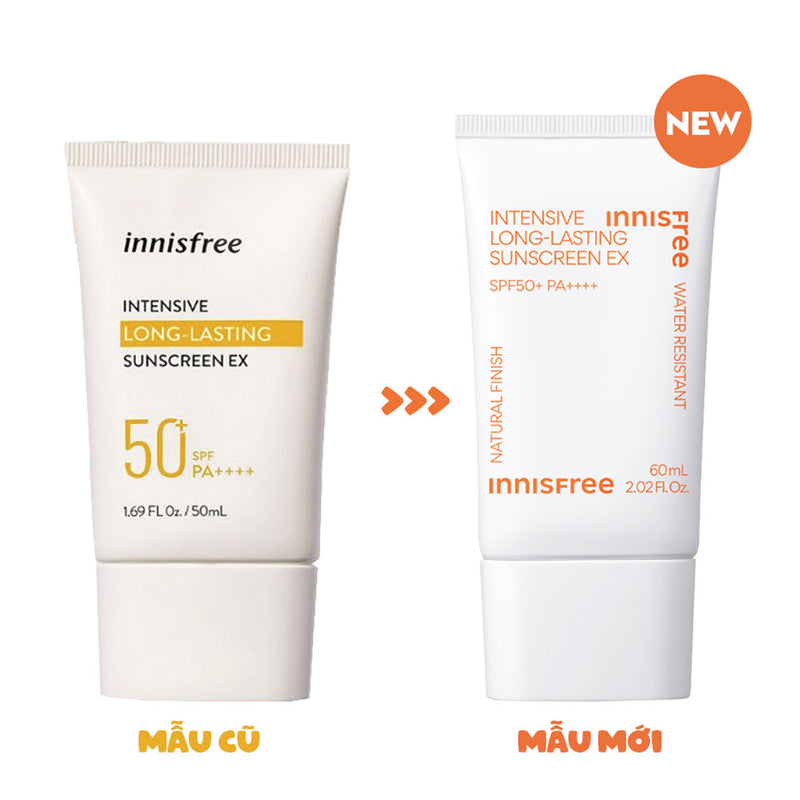Kem Chống Nắng Innisfree Intensive Long-Lasting EX SPF50+ 60ml