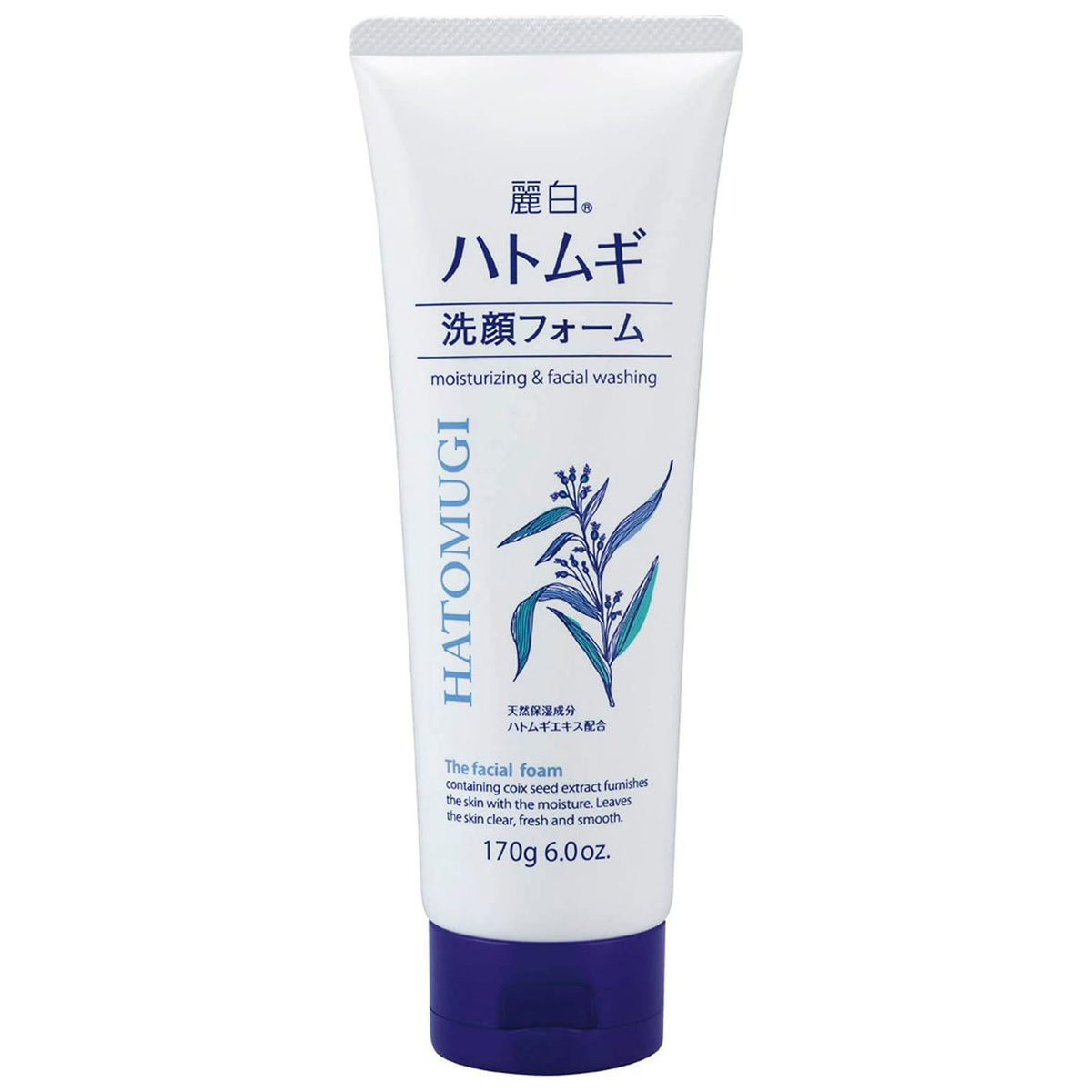 Sữa Rửa Mặt Ý Dĩ Hatomugi The Facial Foam Dưỡng Ẩm 170g