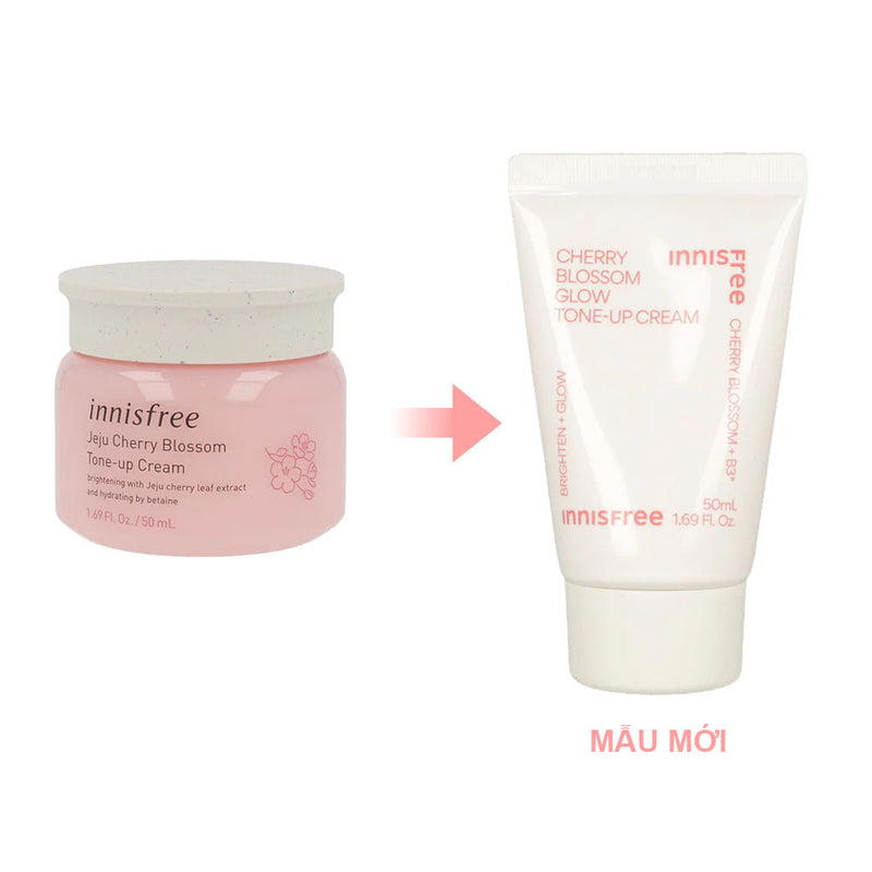 Kem Dưỡng Trắng Innisfree Cherry Blossom Glow Tone Up Cream 50ml