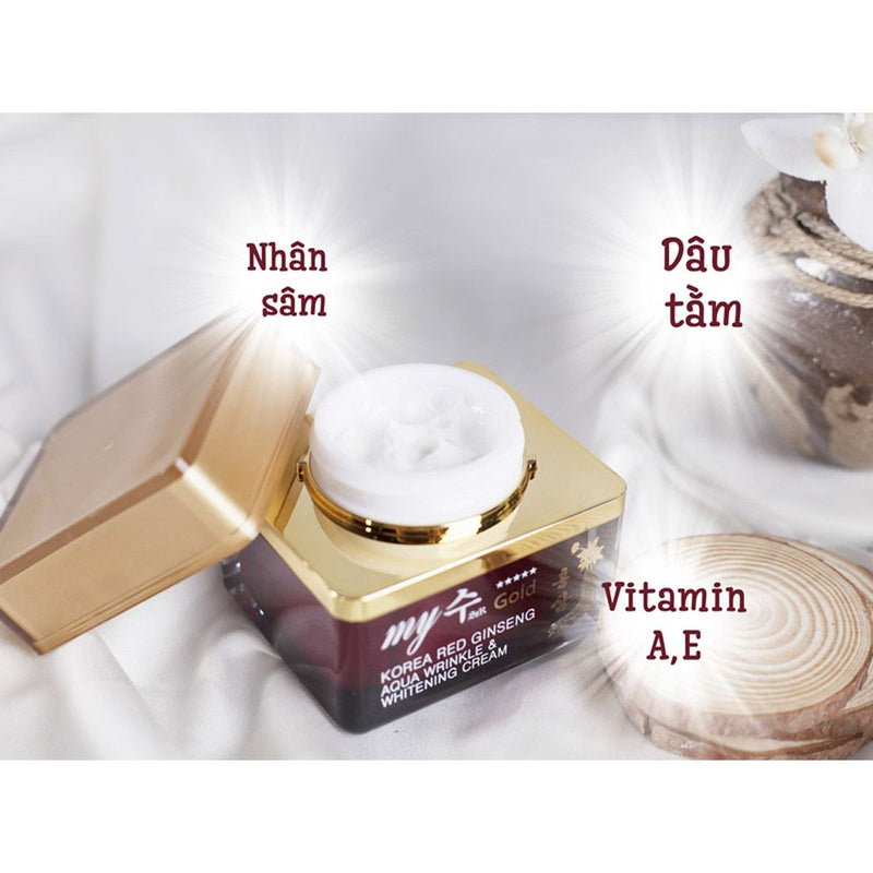 Kem Sâm Hàn Quốc My Gold Korea Dưỡng Trắng, Ngừa Lão Hóa Da 50ml