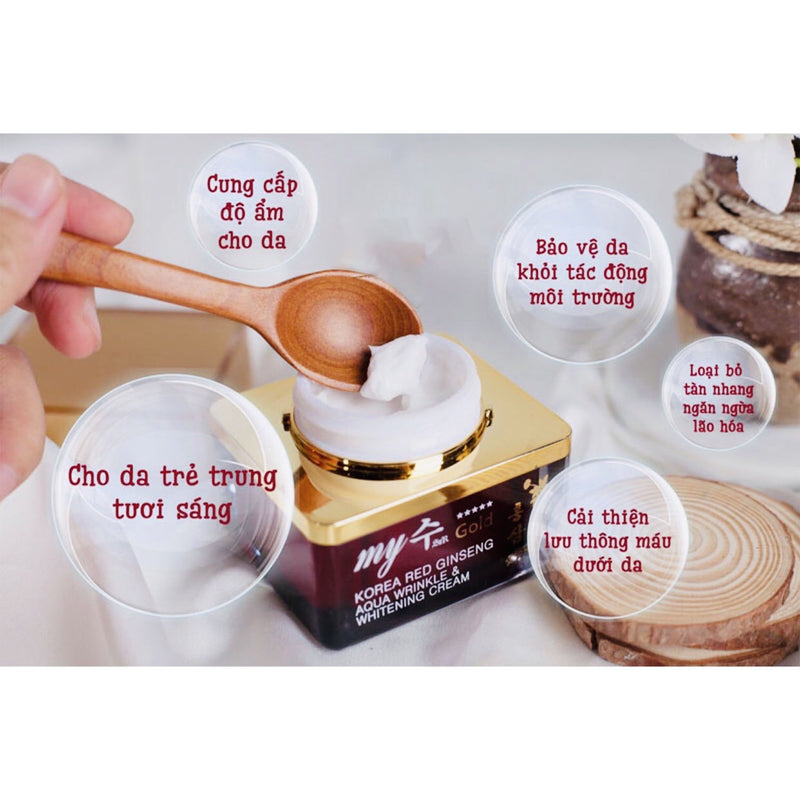 Kem Sâm Hàn Quốc My Gold Korea Dưỡng Trắng, Ngừa Lão Hóa Da 50ml