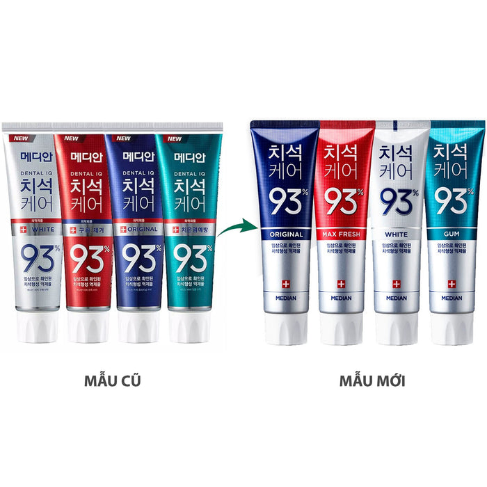 Kem Đánh Răng Median Dental IQ 93% Hàn Quốc 120g