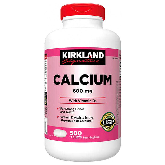 Viên Uống Bổ Sung Canxi Kirkland Calcium 600mg 500 viên
