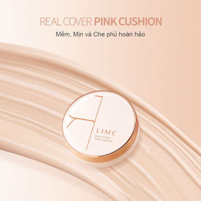 Phấn Nước Lime Real Cover Pink Cushion 20g