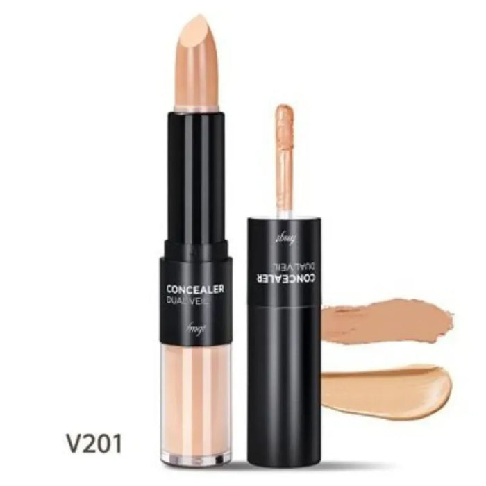 Che Khuyết Điểm 2 Đầu The Face Shop Concealer Dual Veil
