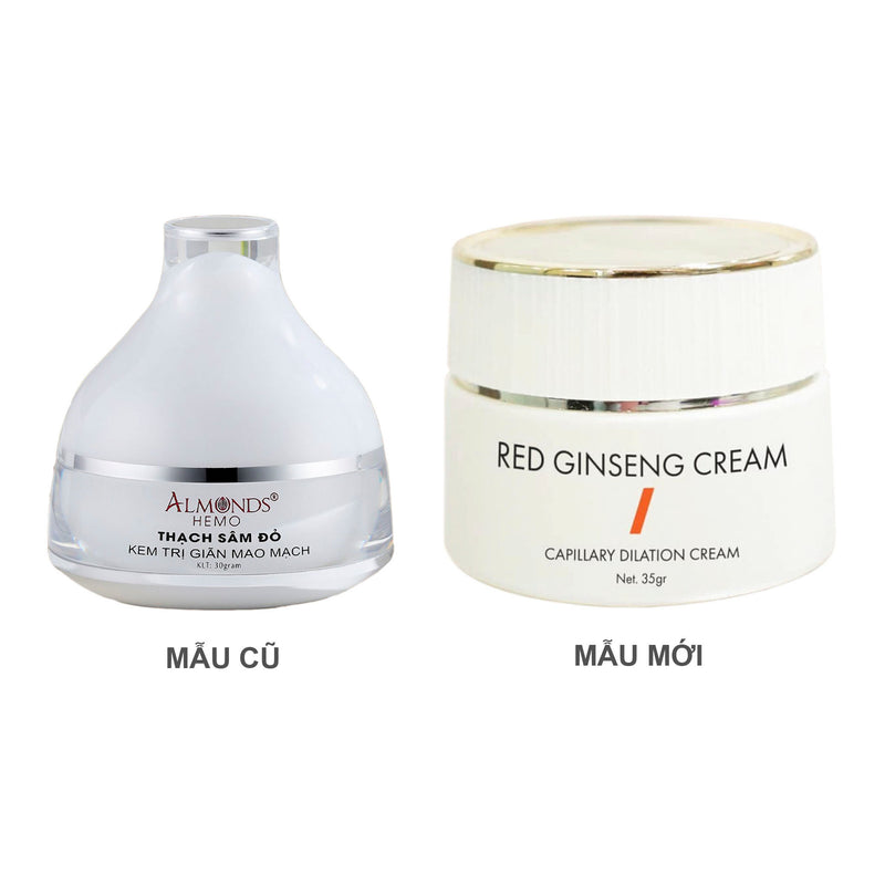 Kem Thạch Sâm Đỏ Almonds Hemo 35g