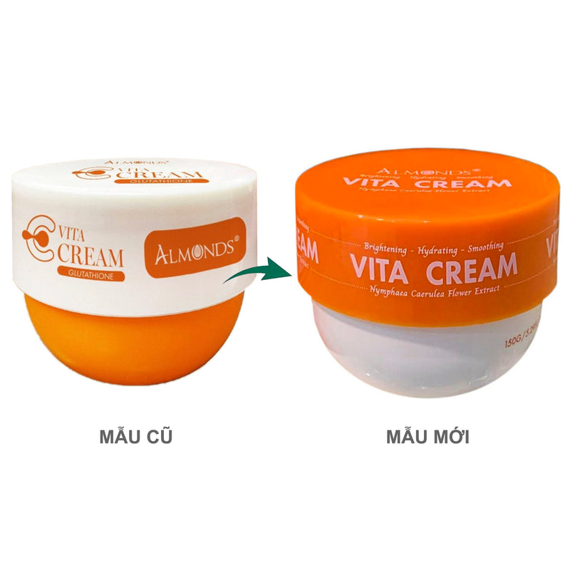 Kem Dưỡng Trắng Body Almonds Vita C Cream 150g