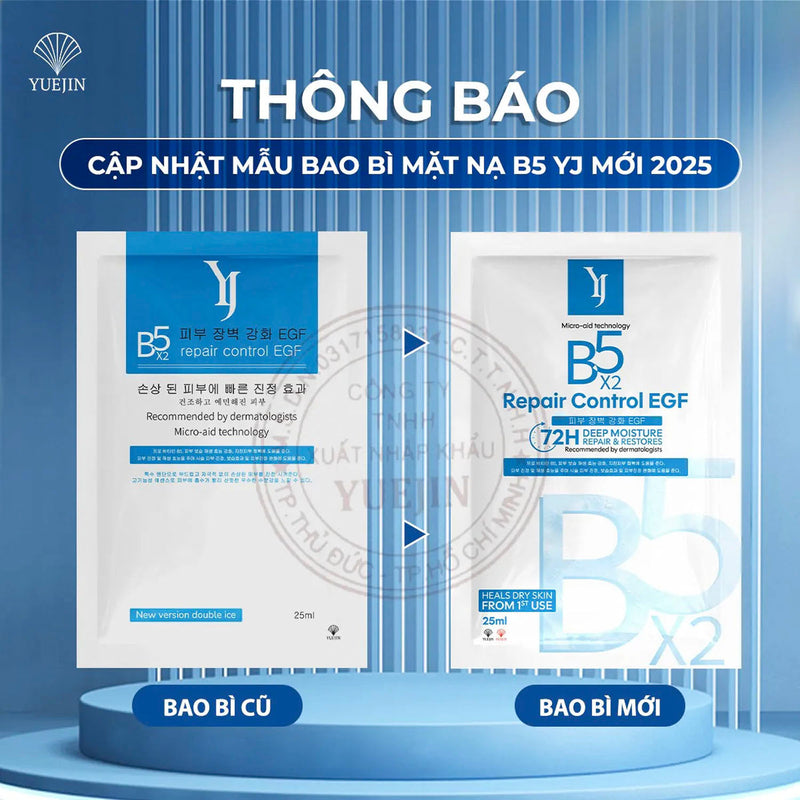 Mặt Nạ Phục Hồi Da B5 Yuejin Repair Control EGF Mask