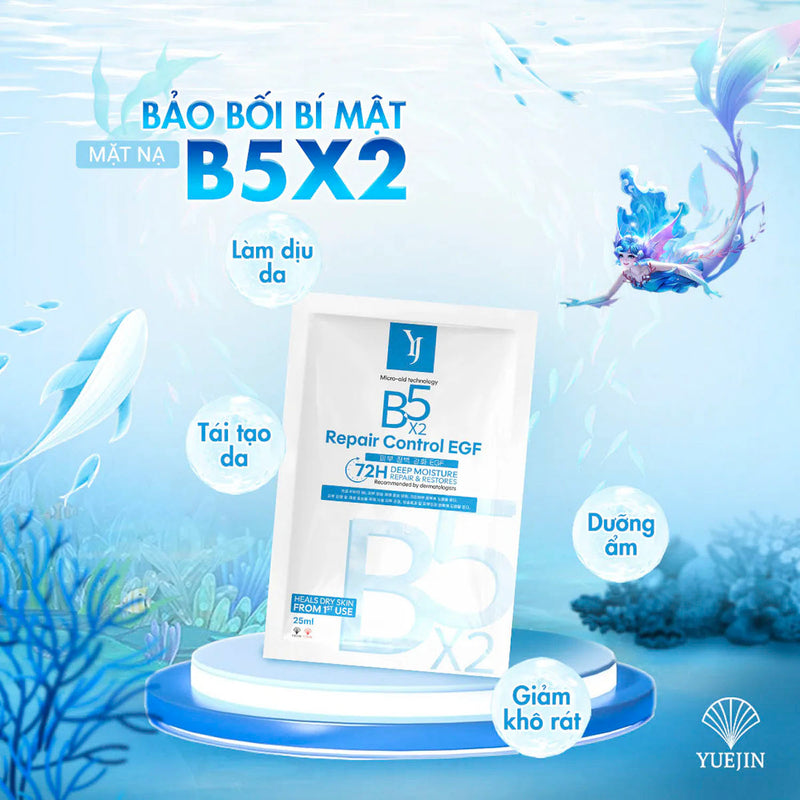 Mặt Nạ Phục Hồi Da B5 Yuejin Repair Control EGF Mask