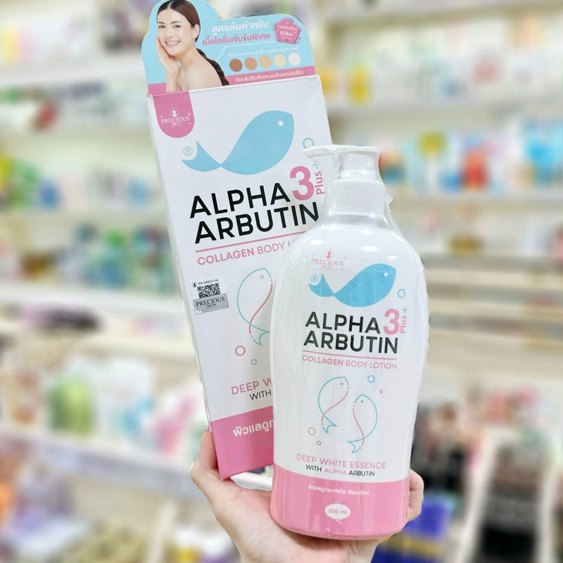 Sữa Dưỡng Trắng Body Alpha Arbutin 3 Plus+ Collagen Lotion 500ml