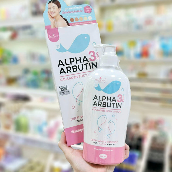Sữa Dưỡng Trắng Body Alpha Arbutin 3 Plus+ Collagen Lotion 500ml