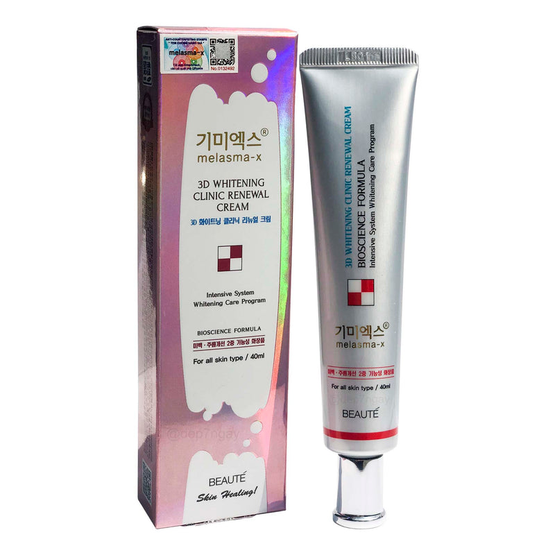 Kem Mờ Nám Melasma-x 3D Whitening Clinic Cream 40ml