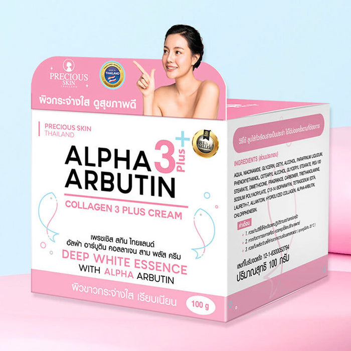 Kem Dưỡng Trắng Alpha Arbutin 3 Plus Collagen Cream 100g