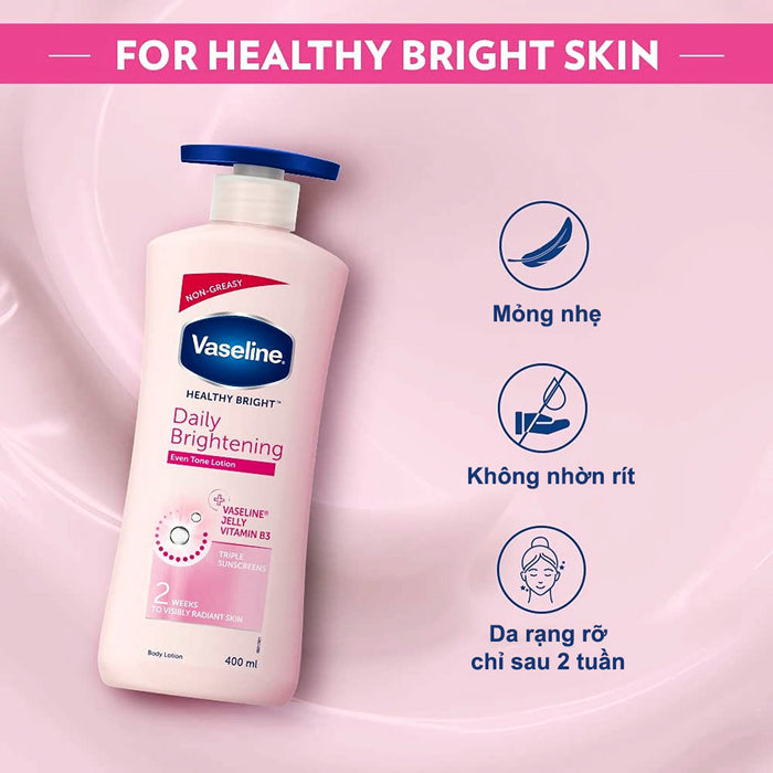 Sữa Dưỡng Thể Vaseline Healthy Bright Daily Brightening 725ml