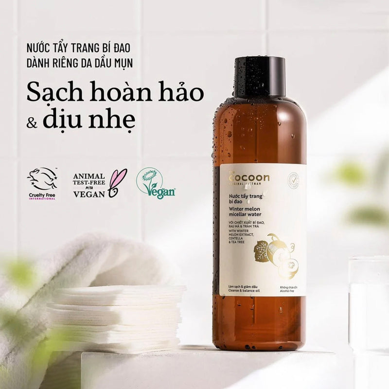 Nước Tẩy Trang Bí Đao Cocoon Winter Melon Micellar Water