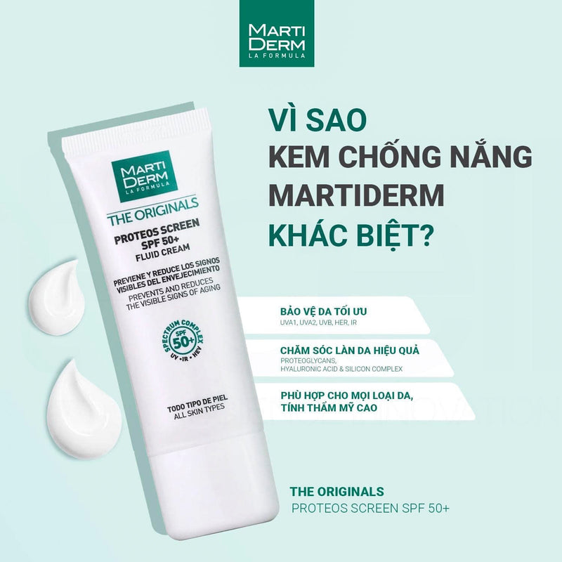 Kem Chống Nắng MartiDerm The Originals Cho Da Nhạy Cảm 40ml