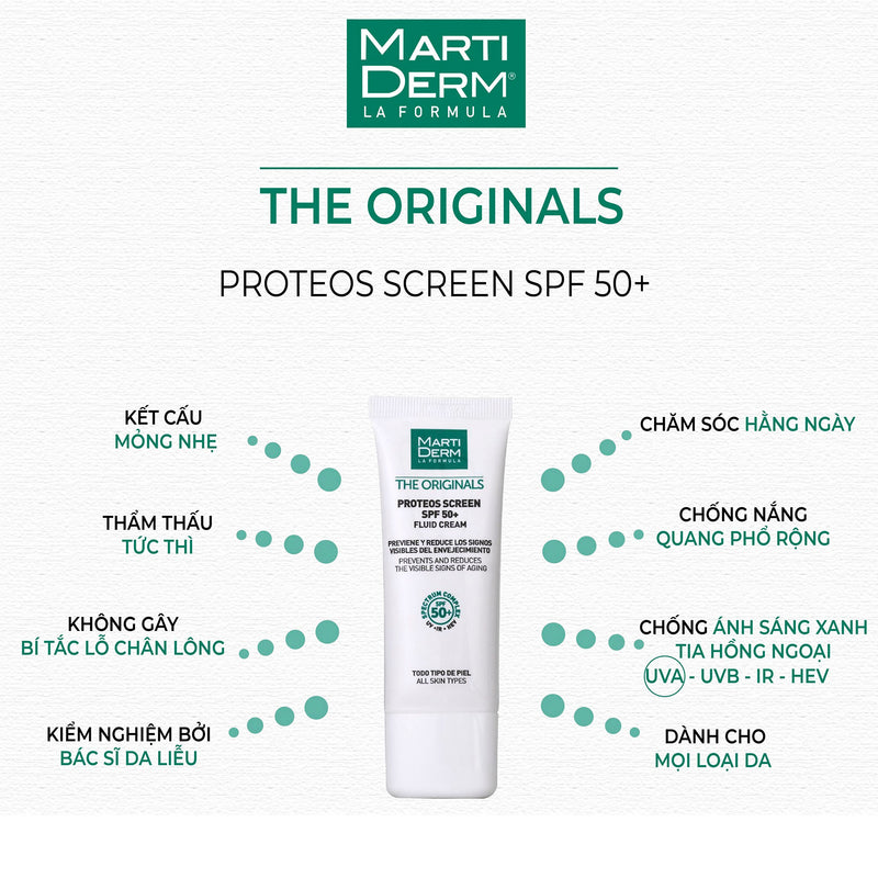 Kem Chống Nắng MartiDerm The Originals Cho Da Nhạy Cảm 40ml