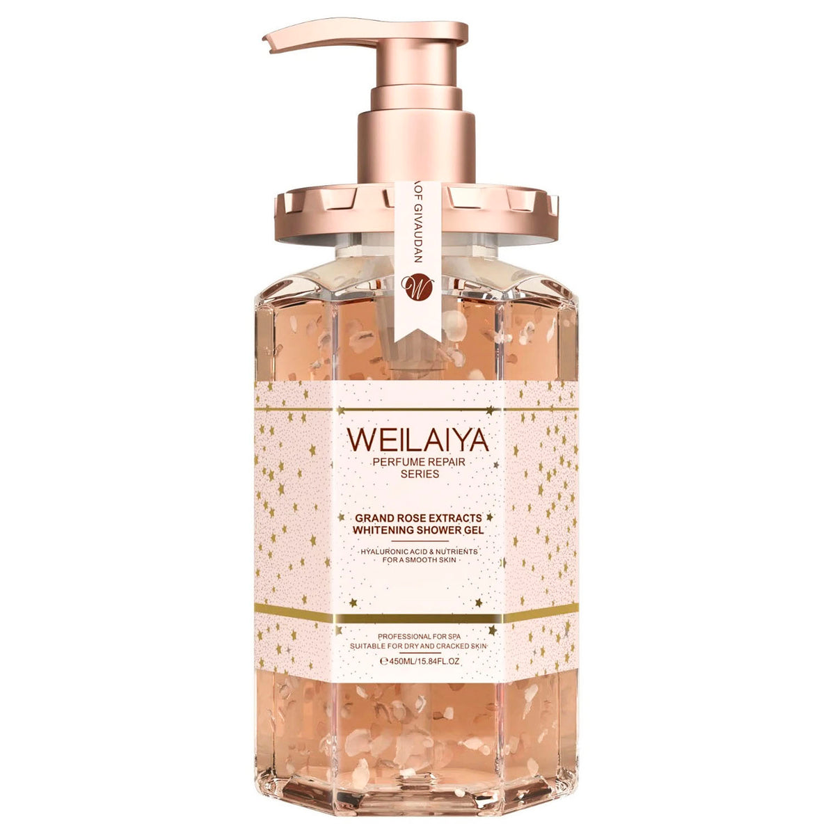 Sữa Tắm Trắng Da Weilaiya Grand Rose Extracts Whitening Shower Gel 450ml