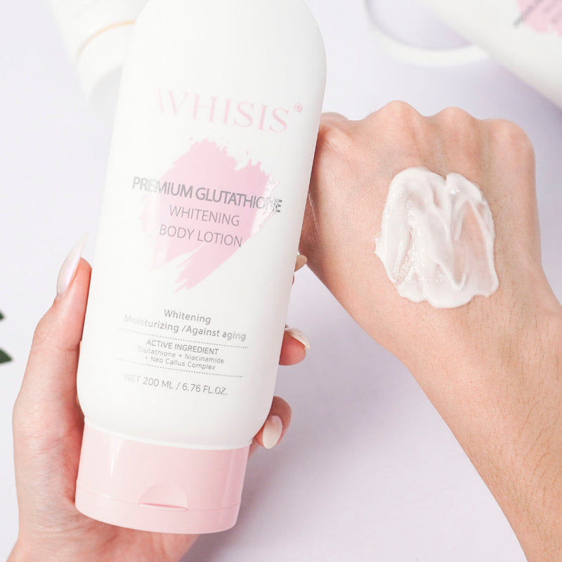 Kem Dưỡng Thể Trắng Da Whisis Premium Glutathione 200ml