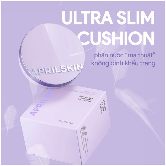 Phấn Nước April Skin Ultra Slim Cushion 15gx2