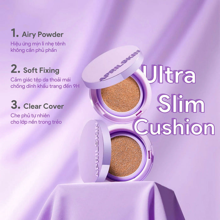 Phấn Nước April Skin Ultra Slim Cushion 15gx2