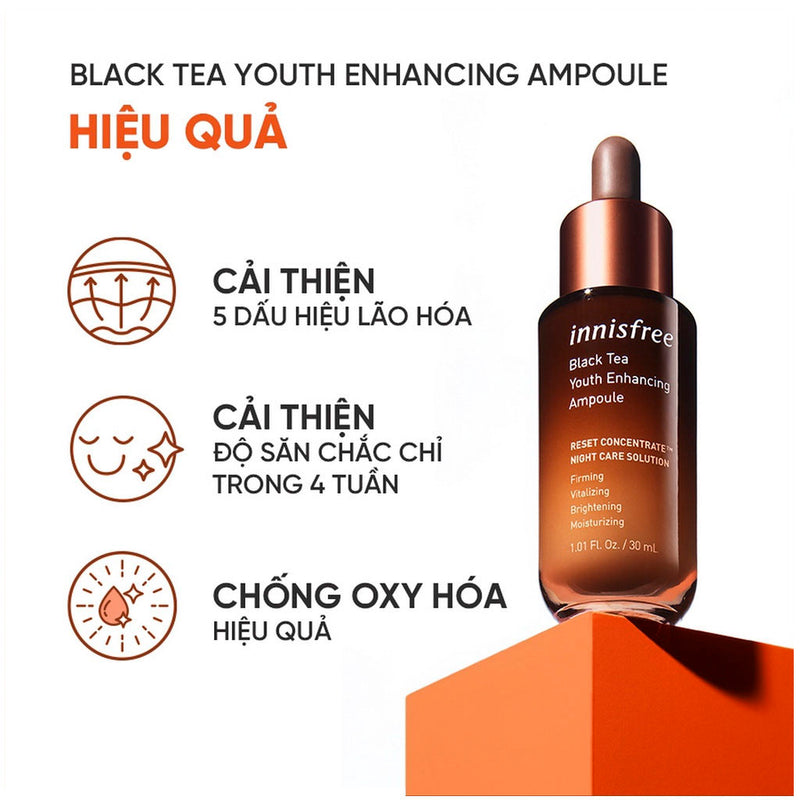 Serum Trà Đen Innisfree Black Tea Youth Enhancing Ampoule 30ml