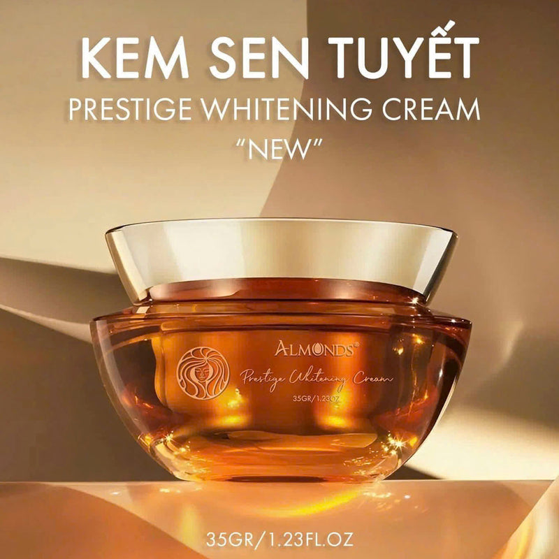 Kem Sen Tuyết Almonds Dưỡng Trắng Mịn Ban Ngày 35g