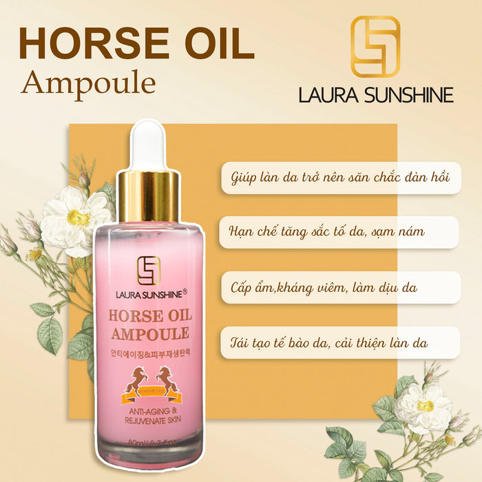 Serum Dầu Ngựa Laura Sunshine Horse Oil 80ml