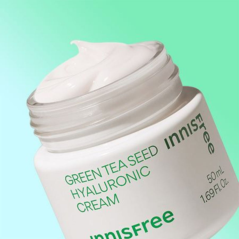 Kem Dưỡng Ẩm Innisfree Green Tea Seed Hyaluronic Cream 50ml