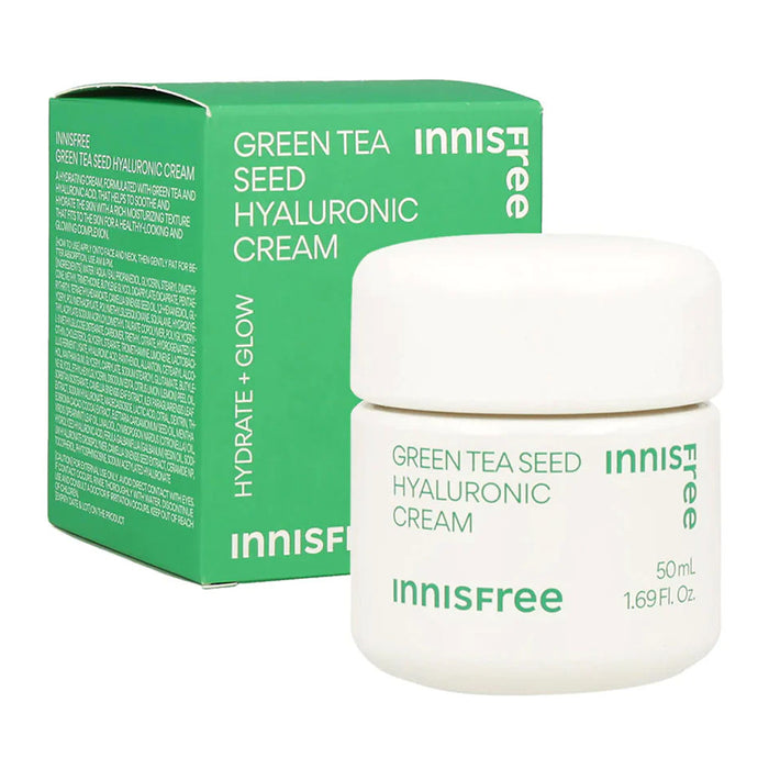 Kem Dưỡng Ẩm Innisfree Green Tea Seed Hyaluronic Cream 50ml