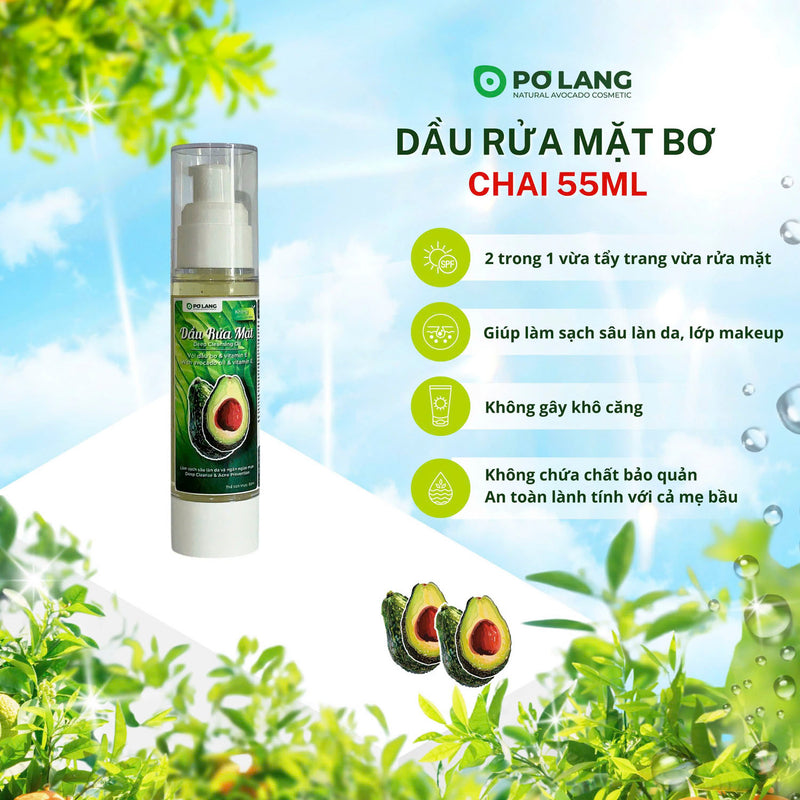 Dầu Rửa Mặt Bơ Pơ Lang 55ml