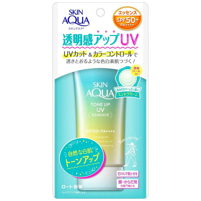 Kem Chống Nắng Skin Aqua Tone-Up UV Essence Mint Green SPF 50+ 80g