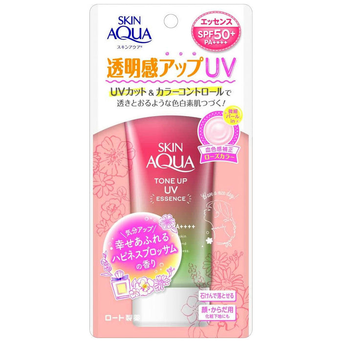 Kem Chống Nắng Skin Aqua Tone-Up UV Essence Happiness Aura SPF 50+ 80g