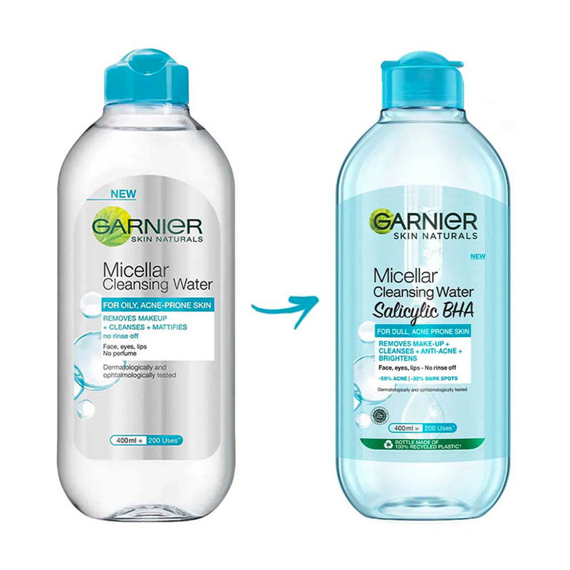 Nước Tẩy Trang Garnier Salicylic BHA Cho Da Dầu Mụn 400ml