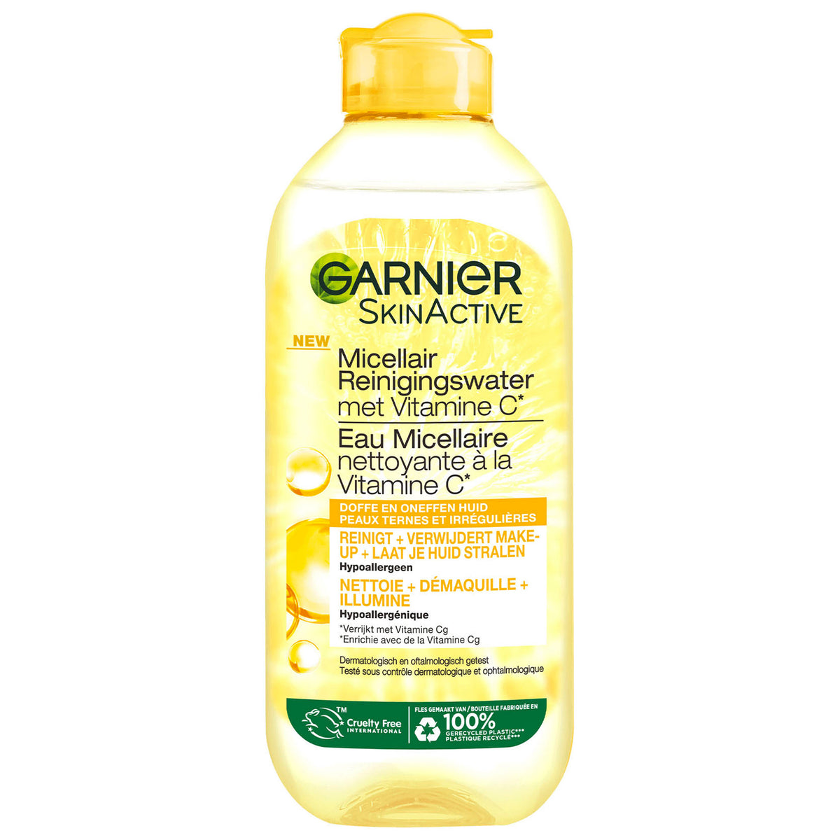 Nước Tẩy Trang Garnier Vitamine C Sáng Da Mờ Thâm 400ml