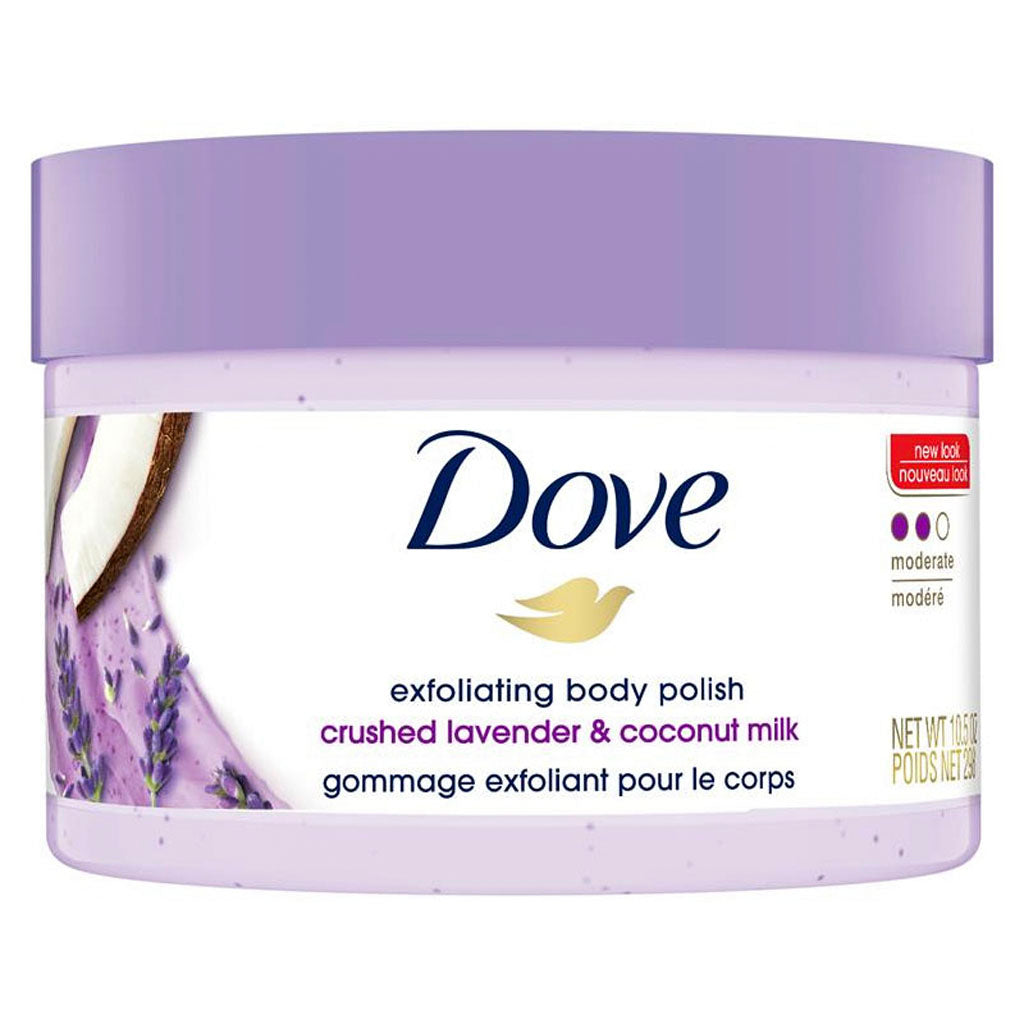 Tẩy Tế Bào Chết Body Dove Hoa Oải Hương & Sữa Dừa 298g