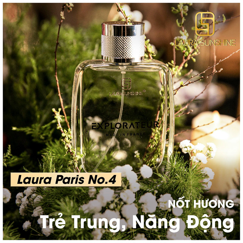 Nước Hoa Nam Laura Sunshine Explorateur No.4 100ml