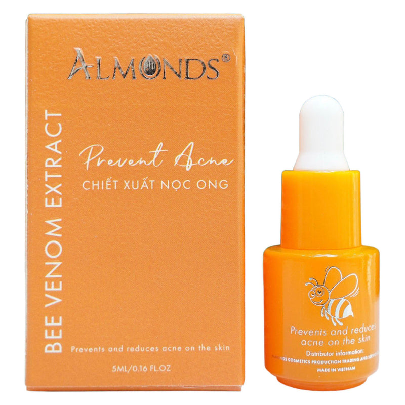 Serum Giảm Mụn Almonds Chiết Xuất Nọc Ong 5ml