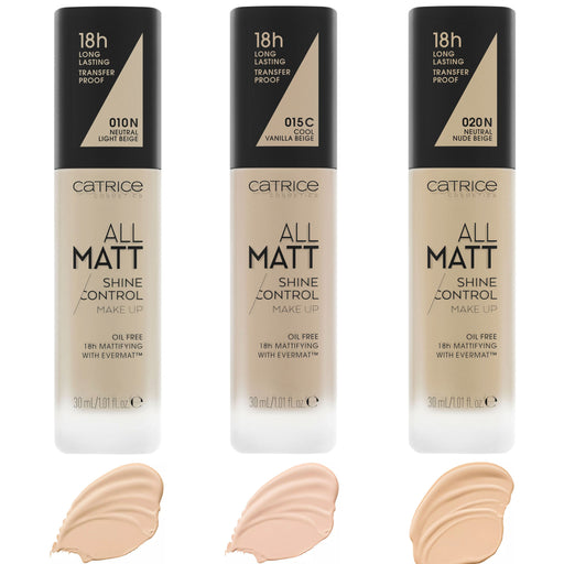 Shine Kem Make-Up 30ml— dep7ngay Control All Matt Catrice Nền