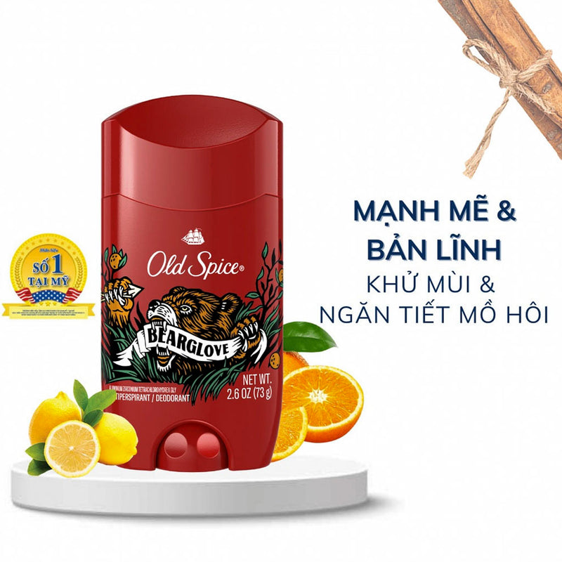 Sáp Khử Mùi Old Spice Bearglove 73g