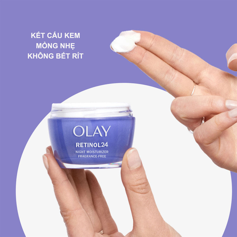 Kem Dưỡng Ẩm Olay Retinol 24 Night Moisturizer 48g