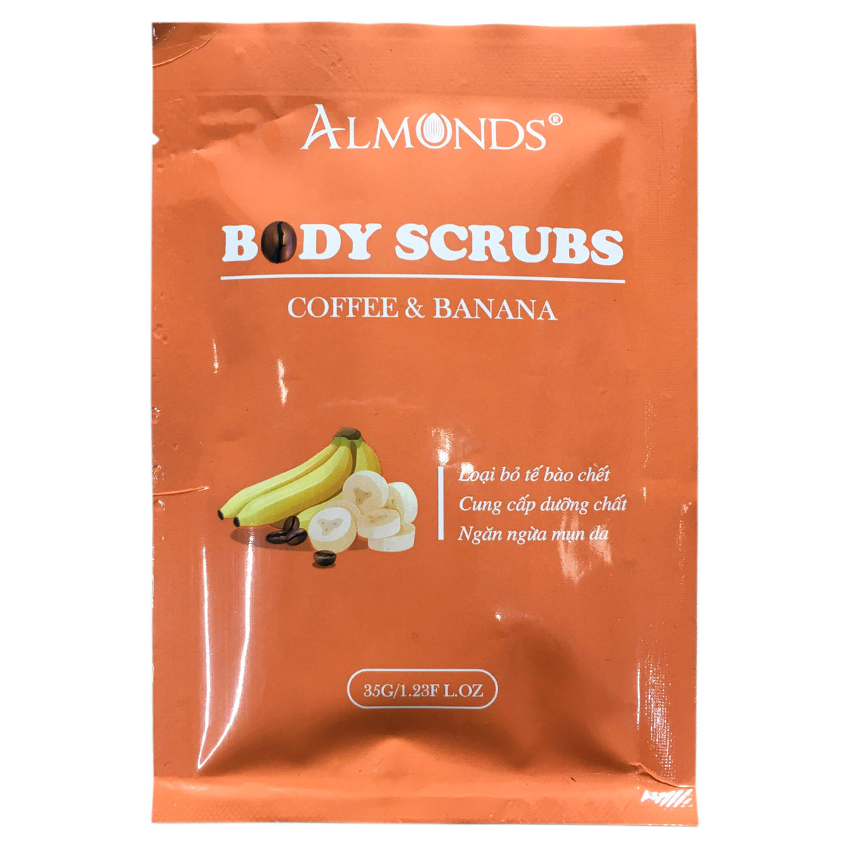 Tẩy Tế Bào Chết Body Chuối & Cà Phê Almonds 35g