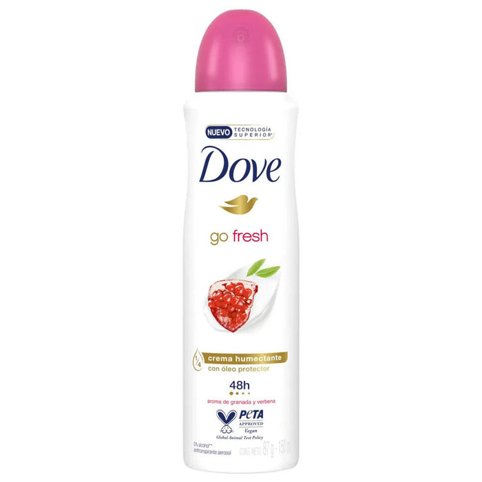 Xịt Khử Mùi Dove Go Fresh Hương Lựu 150ml