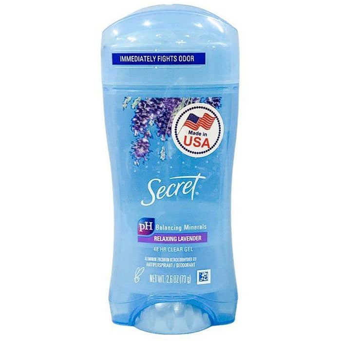 Lăn Khử Mùi Nữ Secret Lavender 48h Clear Gel 73g